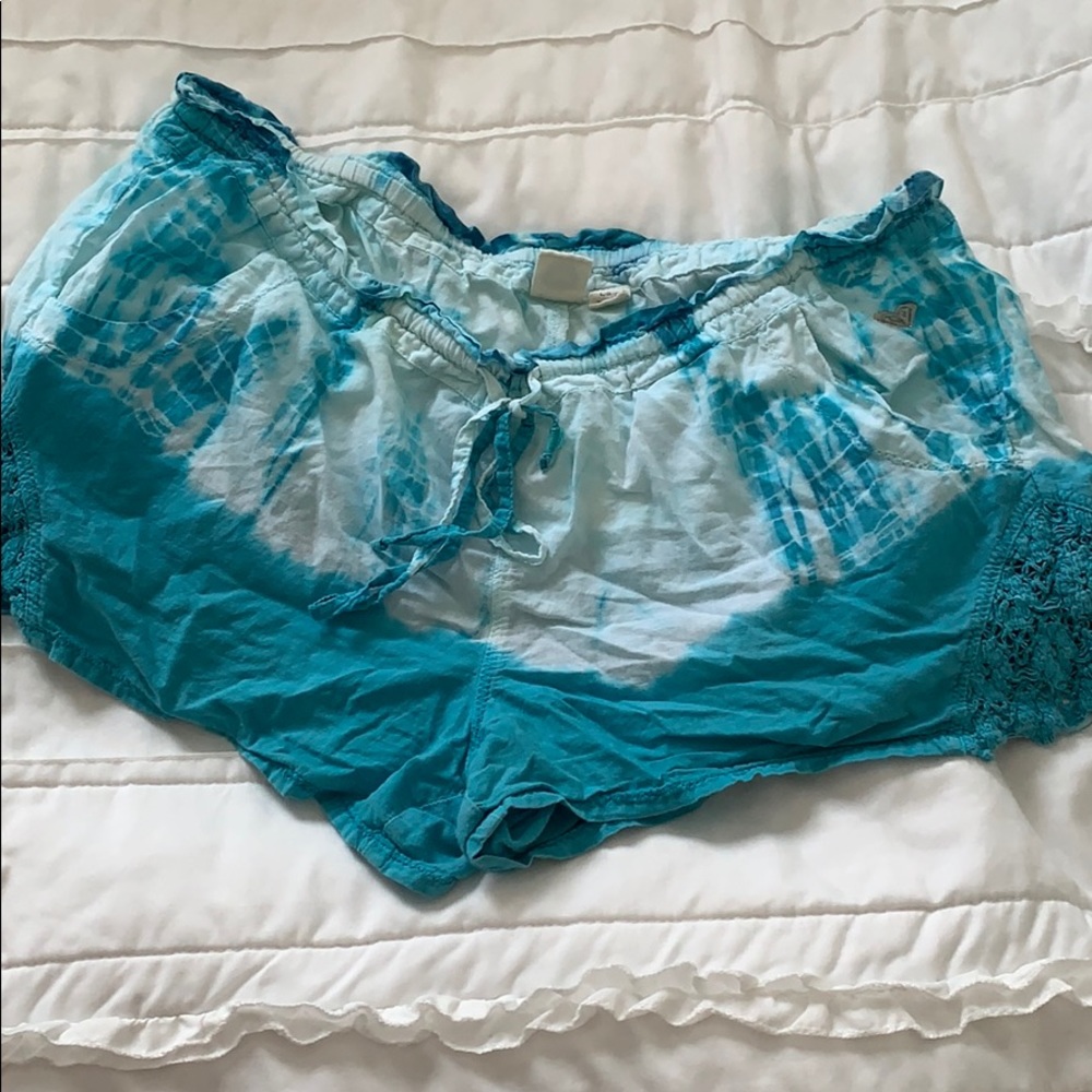 Roxy tye dye linen shorts